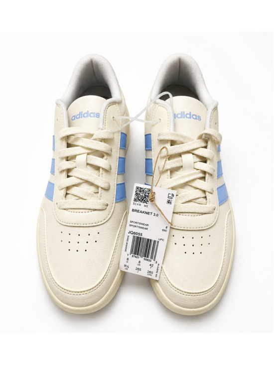 adidas Shoes - Adidas Breaknet 3.0 Women's Sneakers JQ6055 Core White Glow Blue Off White